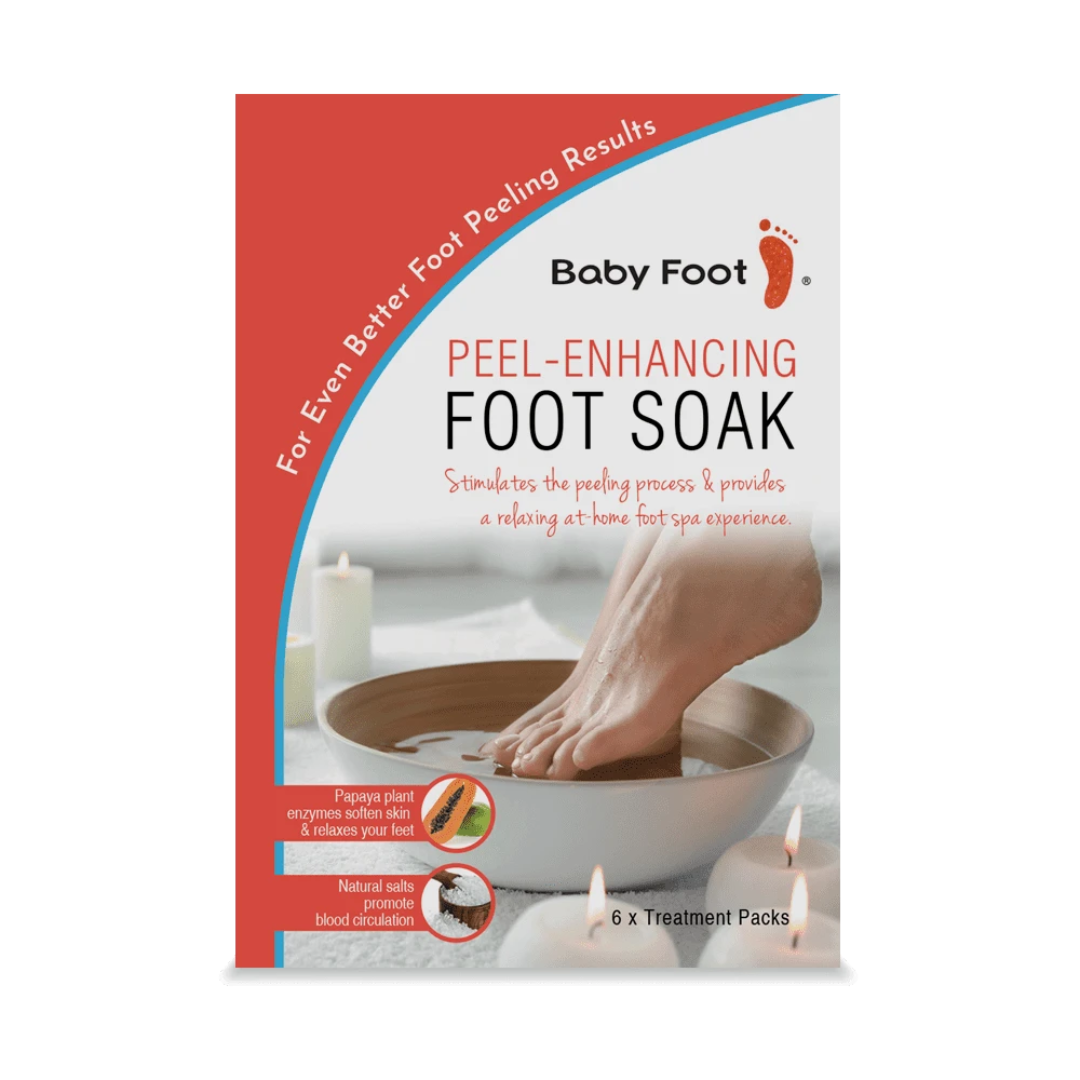 Baby Foot® Peel-Enhancing Foot Soak (6 treatment pack)