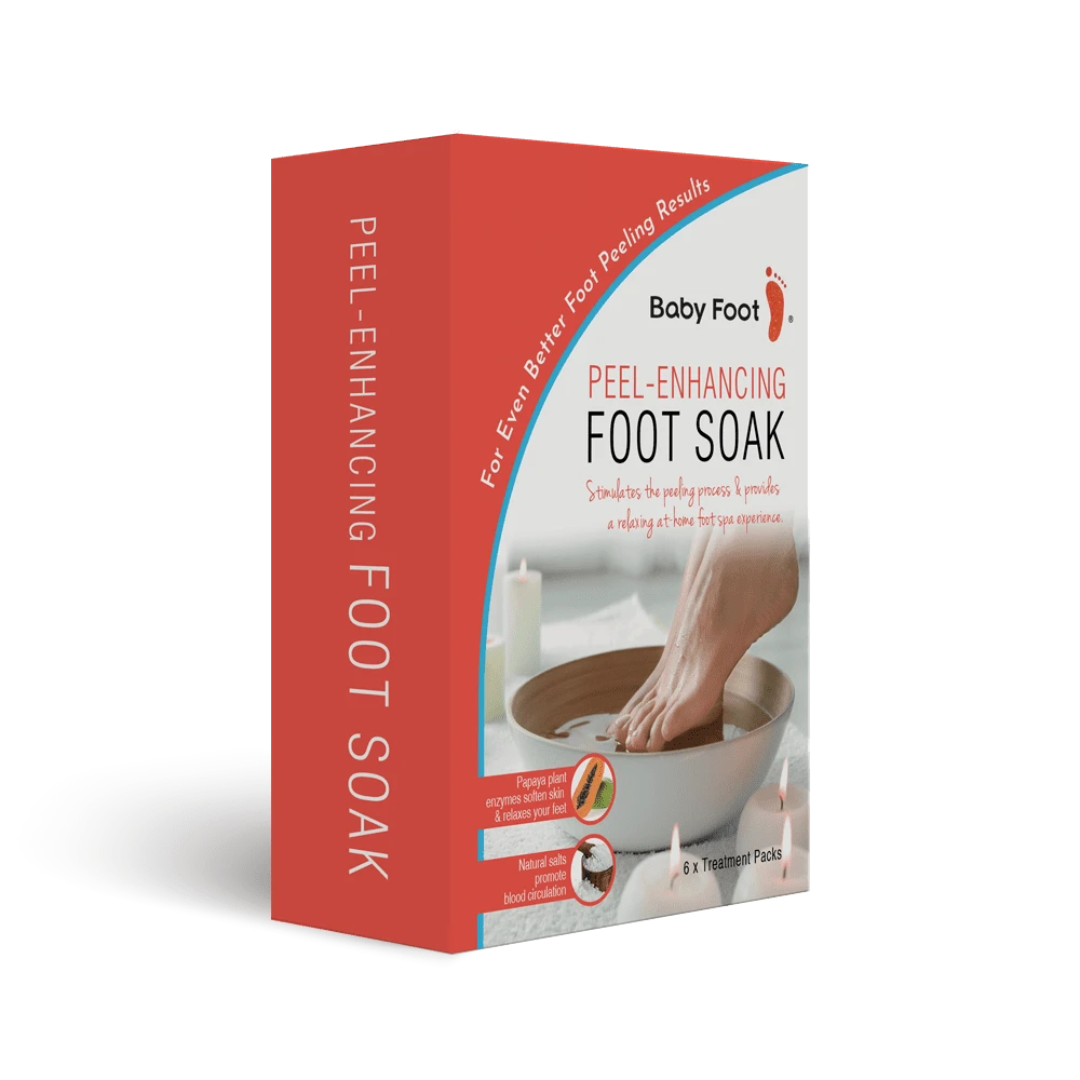 Baby Foot® Peel-Enhancing Foot Soak (6 treatment pack)