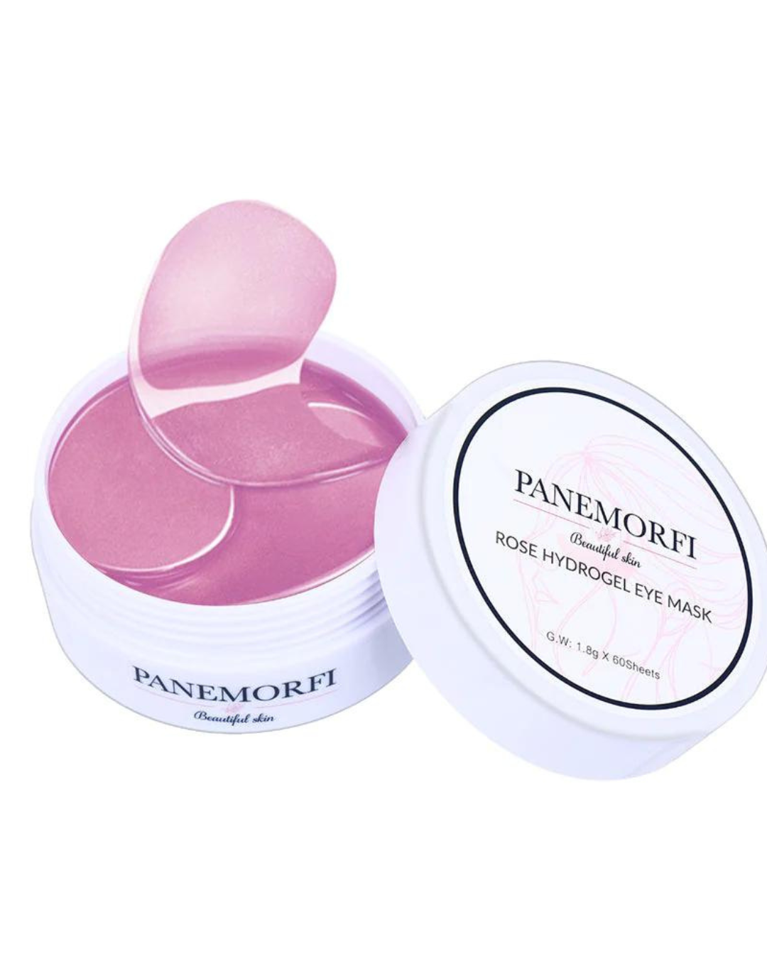 Panemorfi Rose Hydrogel Eye Masks